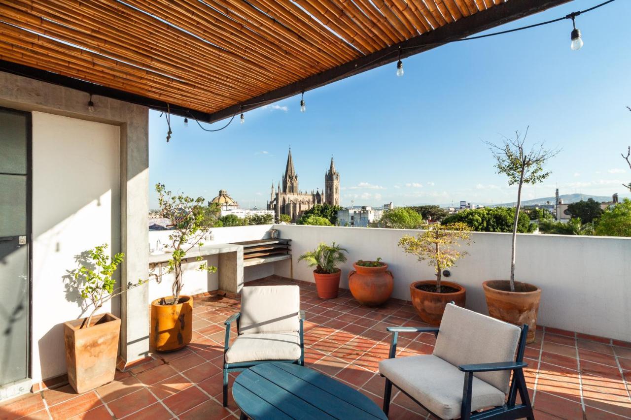 Loft Con Terraza Privada, Vista Al Expiatorio Leilighet Guadalajara Eksteriør bilde